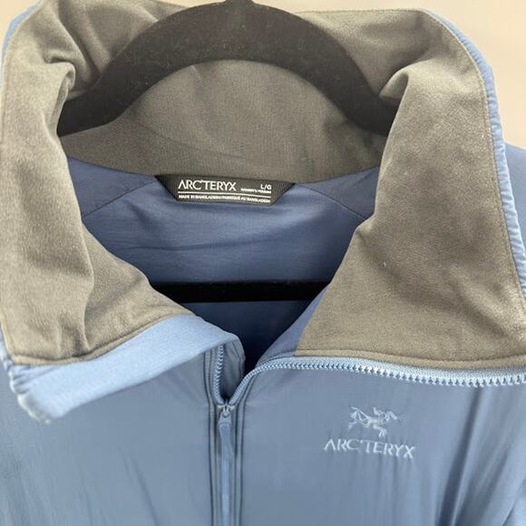 Arc'teryx‎ Jacket Atom Full Zip Long Sleeves Women's Size Large Blue - Picture 5 of 10